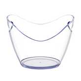 Party Beverage Tub Clear Acrylic Food Grade Ice Bucket,  (27x20x19 Cms)